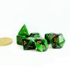 Bescon Mini Two Tone Polyhedral RPG Dice Set Marsh Land, 10MM Small Dice Set D4-D20 view 1