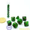 Bescon Mini Two Tone Polyhedral RPG Dice Set Marsh Land, 10MM Small Dice Set D4-D20 view 2