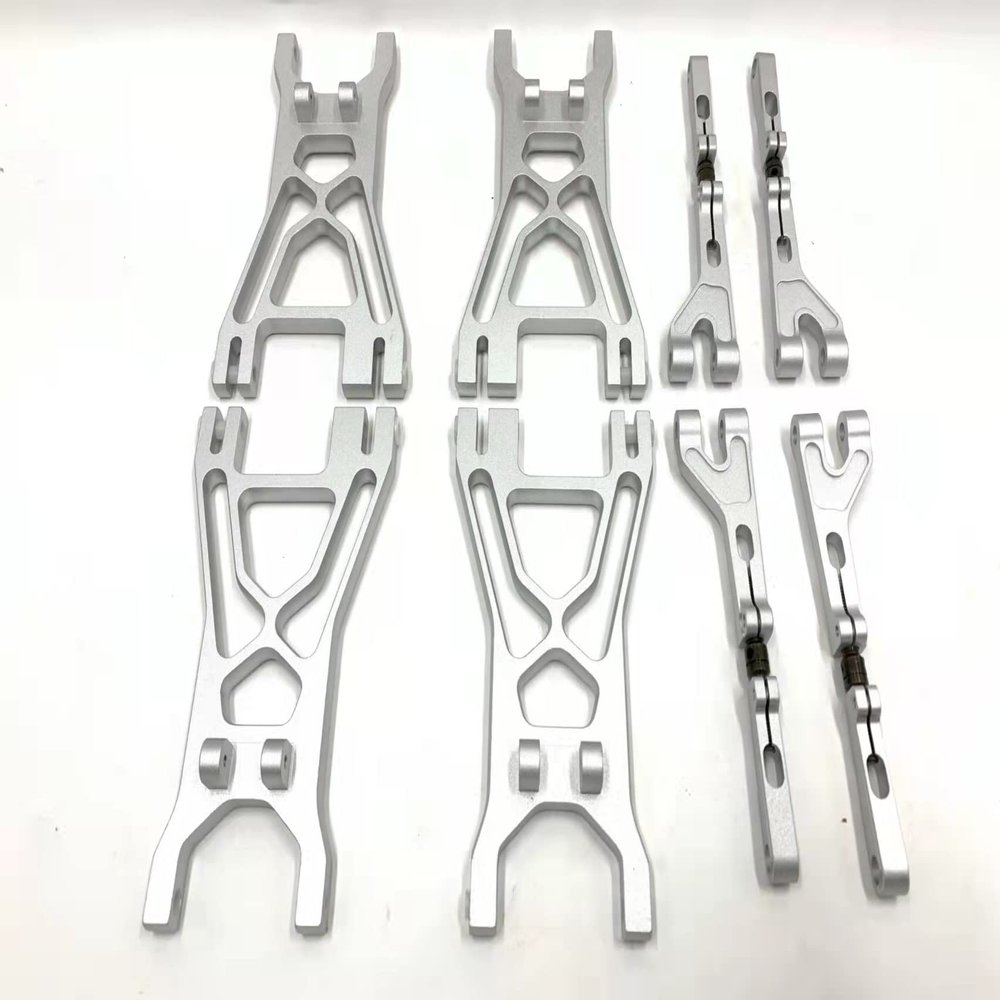 KINGTAIR Metal A Arms RC Parts Metal Upper & Lower Front Suspension Arm Set for HPI Savage 4.6 XL 5.9 Truck #61188 HOT Bodies ALUMHB MMonster Flux for Wheels Sheering hub