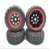 Red 1/7 UDR 1/8 Scale Rally onroad Race Shore 4x4 4WD Truck Hex 17mm beadlock Wheels/Rims and Tires 4pcs for 1/7 TRAXXAS UDR hobao 8SC ARRMA Mojave FS Atom kyosho XXL hsp redcat view 2