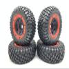 Red 1/7 UDR 1/8 Scale Rally onroad Race Shore 4x4 4WD Truck Hex 17mm beadlock Wheels/Rims and Tires 4pcs for 1/7 TRAXXAS UDR hobao 8SC ARRMA Mojave FS Atom kyosho XXL hsp redcat view 4