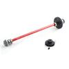 KingVal Replacement Metal Differential Central Drive Shaft with Motor Gear Compatible with WLtoys 1/14 144001 RC Car (Red) view 1
