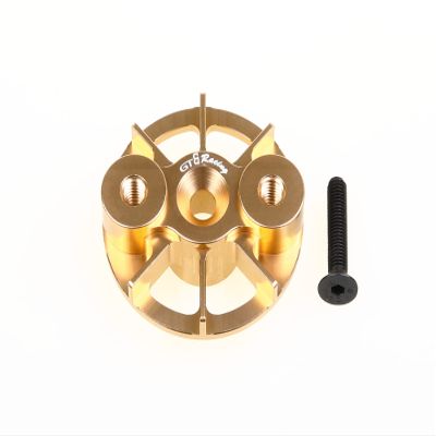GTBRacing CNC Aluminum Clutch Holder Engine Cooling Fan for 1/5 RC Car LOSI 5ive T & HPI Baja 23-32CC Upgrade Parts (Gold)