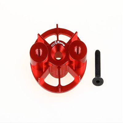 GTBRacing CNC Aluminum Clutch Holder Engine Cooling Fan for 1/5 RC Car LOSI 5ive T & HPI Baja 23-32CC Upgrade Parts (Red)
