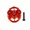 GTBRacing CNC Aluminum Clutch Holder Engine Cooling Fan for 1/5 RC Car LOSI 5ive T & HPI Baja 23-32CC Upgrade Parts (Red) view 1