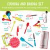 Baketivity 4 in 1 Kids Baking Set Mega Kit - Cake Pop Kit with Stand - Kids Apron and Chef Hat Set - Bake Away Cookbook - Cooking Real Utensils - Baking Gifts for Girls & Boys view 3