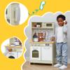 Teamson Kids - Little Chef Boston Modern Play Kitchen - Olive Green/White 22.25 x 12 x 37.5 inches view 3