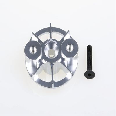 GTBRacing CNC Aluminum Clutch Holder Engine Cooling Fan for 1/5 RC Car LOSI 5ive T & HPI Baja 23-32CC Upgrade Parts (Silver)