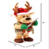 Christmas Plush Animated Deer with Shotgun Sings Hit Me .. Best Shot 17 Inches Tall (Deer Hunter) view 2