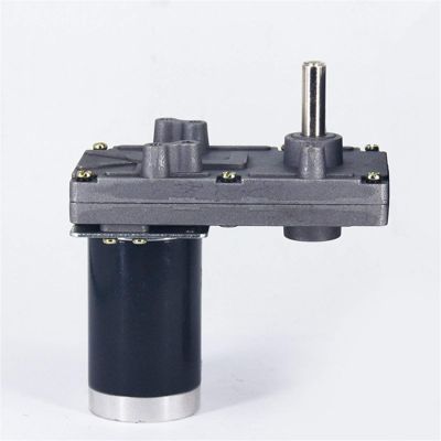 Jinxiaobei Lcuihua-dc Motor 10/30/70/120RPM Worm Gear Motor, ZGB102FEE DC 12V 24V Motor, Large Torque Output Shaft, Speed(RPM) : 24V 120RPM