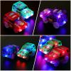 Save Unicorn Tracks Cars only Replacement, Toy Cars for Tracks Glow in The Dark, Car Tracks Accessories with 5 Flashing LED Lights, Compatible with Most Car Tracks for Kids Boys and Girls(4pack) view 3