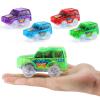 Save Unicorn Tracks Cars only Replacement, Toy Cars for Tracks Glow in The Dark, Car Tracks Accessories with 5 Flashing LED Lights, Compatible with Most Car Tracks for Kids Boys and Girls(4pack) view 4