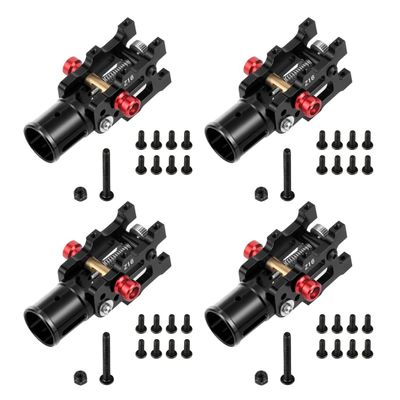 FEICHAO Folding Arm Tube Joint Z16 / Z22 / Z30 Aluminum for Dia 16mm/22mm/30mm Automatic RC Quad Hexacopter Multirotor (16mm 4Pcs)