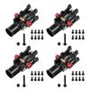 FEICHAO Folding Arm Tube Joint Z16 / Z22 / Z30 Aluminum for Dia 16mm/22mm/30mm Automatic RC Quad Hexacopter Multirotor (16mm 4Pcs) view 1