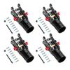 FEICHAO Folding Arm Tube Joint Z16 / Z22 / Z30 Aluminum for Dia 16mm/22mm/30mm Automatic RC Quad Hexacopter Multirotor (22mm 4Pcs) view 1