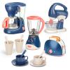 Yalujumb Pretend Play Kitchen Appliances Toy Set with Coffee Maker Machine,Blender, Mixer and Toaster with Realistic Light and Sounds for Kids Ages 4-8 view 1
