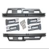 GPM Upgrades Aluminum Side Steps-18Pc Set (Silver Inlay Version) for AXIAL 1/6 Scx6 Jeep Jlu Wrang Ler 4Wd-Axi05000T1 (Grey) view 1