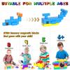 Apluses 54 PCS Magnetic Blocks, Magnetic Building Blocks for Toddlers 3+, Montessori Toys, Magnet Cubes, Preschool STEM Educational Sensory Magnet Toys for Kids Ages 3-5 Year Old Boys and Girls view 3