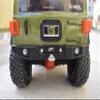 GPM Aluminum Rear Bumper with Hook & 5Mm Led Light - 9Pc Set for AXIAL 1/6 4Wd Scx6 Jeep Jlu Wrangler-Axi05000 (Grey) view 3