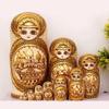 Nesting Dolls Nesting Dolls Handmade Wooden 10 Pcs Russian Nesting Doll Matryoshka Souvenir Educational Toy Creative Surprise Gift view 1