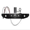 GPM Aluminum Rear Bumper with Hook & 5Mm Led Light - 9Pc Set for AXIAL 1/6 4Wd Scx6 Jeep Jlu Wrangler-Axi05000 (Black) view 1