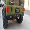 GPM Aluminum Rear Bumper with Hook & 5Mm Led Light - 9Pc Set for AXIAL 1/6 4Wd Scx6 Jeep Jlu Wrangler-Axi05000 (Black) view 4