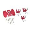 KingVal Replacement Aluminum Alloy Center Gear Box Case and Mount RC Parts Compatible with AXIAL SCX10 III AXI03007 AXI0306 RC Car (Red) view 1