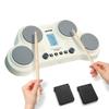 HXW PD405 Electric Drum Pad Tabletop Electronic Drum Set, With 163 Sounds, Coach & Game Features, 2 Pedals and Drum Sticks, Christmas Gift view 1