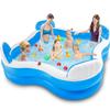 56475EP Swim Center Family Lounge Inflatable Pool 90" X 90" X 26" view 1