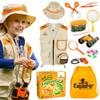 Premium Kids Explorer Kit with Extra Sturdy Accessories for 3-7 Year Olds - Bug Hunting Kit Explorer Costume Explorer Hat Vest for boys girls Outdoor Backyard Safari Nature Zoo Keeper STEM Educational view 1