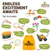 Premium Kids Explorer Kit with Extra Sturdy Accessories for 3-7 Year Olds - Bug Hunting Kit Explorer Costume Explorer Hat Vest for boys girls Outdoor Backyard Safari Nature Zoo Keeper STEM Educational view 2