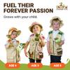 Premium Kids Explorer Kit with Extra Sturdy Accessories for 3-7 Year Olds - Bug Hunting Kit Explorer Costume Explorer Hat Vest for boys girls Outdoor Backyard Safari Nature Zoo Keeper STEM Educational view 3