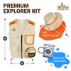 Premium Kids Explorer Kit with Extra Sturdy Accessories for 3-7 Year Olds - Bug Hunting Kit Explorer Costume Explorer Hat Vest for boys girls Outdoor Backyard Safari Nature Zoo Keeper STEM Educational view 4