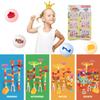 166 pcs Marble Run, Upgraded Marbles Run Kit for Kids STEM Toys with Glow Marbles, Beginner Marble Race Track Set with Colorful Marbles Birthday for Kids Boys Girls 3 4 5 6 7 8 9 10 11 12 view 3