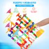 166 pcs Marble Run, Upgraded Marbles Run Kit for Kids STEM Toys with Glow Marbles, Beginner Marble Race Track Set with Colorful Marbles Birthday for Kids Boys Girls 3 4 5 6 7 8 9 10 11 12 view 4