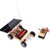 Wooden Solar Car Model Kit to Build for Youth Age School Educational Science Experience Kit | Wireless Remote Control Electric Motor Building Toy | Hybrid Powered view 1