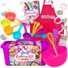 GirlZone Kids Baking Set for Girls - Multicolor, 40-Piece - Girls Baking Kit & Little Baker Set with Apron & Baker Outfit, Whisk, Cookie Cutters, Tools & Recipe Book view 1