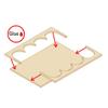 LITKO 4x1 Formation Rank Tray for 25x50mm Pill Bases view 3