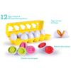 Nothing But Fun Toys Shape Sorter Eggs 12 Piece playset Designed for Children Ages 12+ Months,Multi view 3