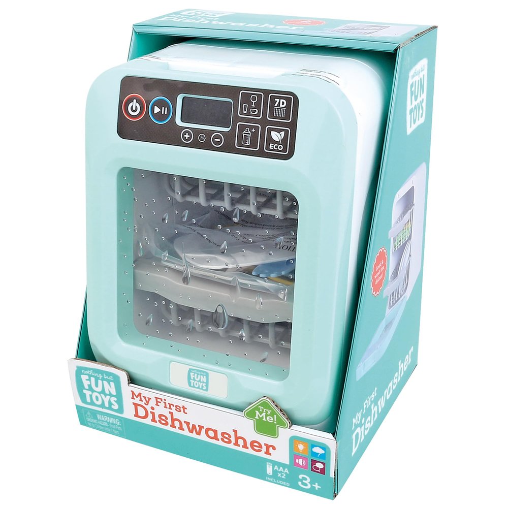 Nothing But Fun Toys My First Dishwasher Lights & Sounds Playset Designed for Children Ages 3+ Years, Multi