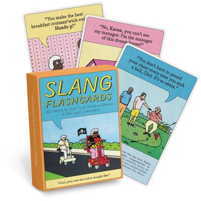 Knock Knock Slang Flashcards Deck, 40 Funny Flashcards to Give Your Vocab a Glowup (2021 Edition)