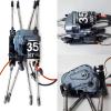 Benedict Harry Metal Aluminum Gearbox Complete Transmission Case with Gear for 1/10 Axial SCX10-AXI03004 Capra RC Car Upgrade Parts view 2