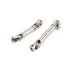 Alomejor RC Drive Shaft 1/24 RC Center Drive Shaft Metal Steel Silver Driveshaft Car Drive Shaft Part for SCX24 AXI00001 AXI00002 1/24 RC Car view 2