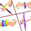 DOPWQAA 100PCS Pop Fidget Bulk Bracelets Toys, Fidget Popper Bracelet Pack, Durable and Adjustable, Multicolor Pop Bracelet Finger Press Bracelet for Kids and Adults Bulk Toys Bulk Fidgets view 4