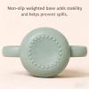 ROCCED Silicone Tiny Cups for Baby Silicone Baby Drinking Cups with 2 Handles, Toddler Training Cup Easy Grip for 6 Months+ 150ml/5oz 2 Pics-Deep Sky view 3