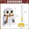 Small Owl Pinata Bundle with a Blindfold (16.5 x 12.5 x 4 Inches), Perfect for Birthday Parties, Forest Animal Theme, Wizard Theme Parties view 2