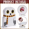 Small Owl Pinata Bundle with a Blindfold (16.5 x 12.5 x 4 Inches), Perfect for Birthday Parties, Forest Animal Theme, Wizard Theme Parties view 3