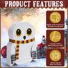 Small Owl Pinata Bundle with a Blindfold (16.5 x 12.5 x 4 Inches), Perfect for Birthday Parties, Forest Animal Theme, Wizard Theme Parties view 4