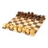 1923 Bauhaus Combo Chess Set - Golden Rosewood Chess Pieces + Chess Board view 1