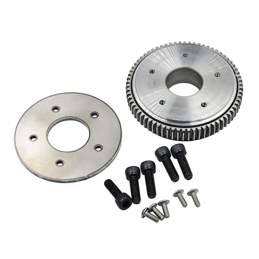 DAPENGNIAO Upgrade Big Rotary Gear Plate Slewing Gear for HUINA 580 23 Channel Excavator 1:14 RC Metal Excavator Parts Accessories